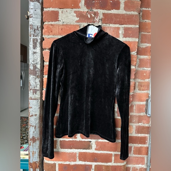 Theory Velour Turtleneck - Picture 1 of 5